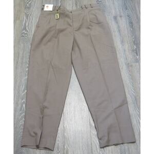 Vtg LANA FORMALS *NWT* Dress Pants Size 40x30 Men Pleated Business Office Brown